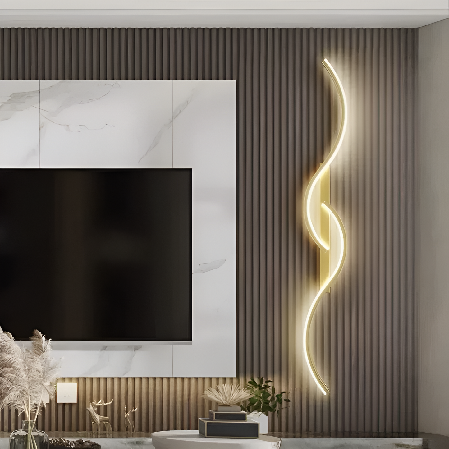 Modern Wave Wall Sconce