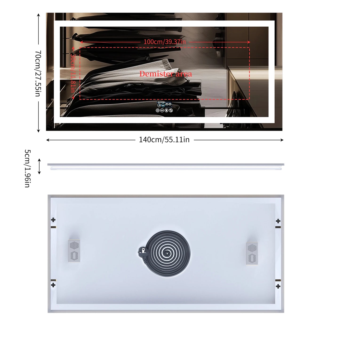 Illuminated Luxury Vanity Mirror