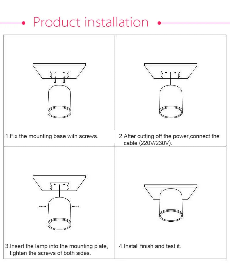 Mounted Downlight