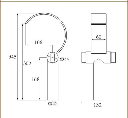 Copper Waterfall Faucet