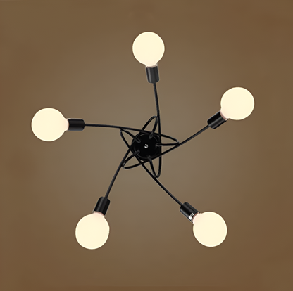 Modern Industrial Loft Chandelier