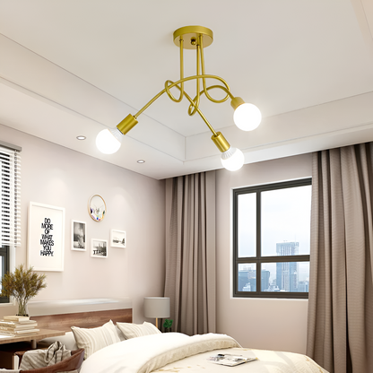 Modern Industrial Loft Chandelier