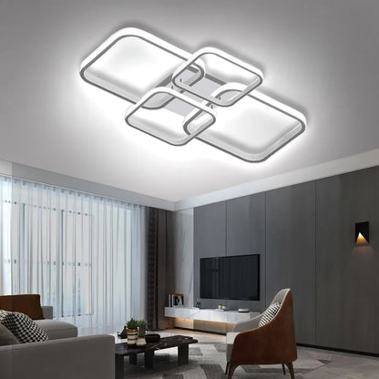 Modern Squared LED Chandelier