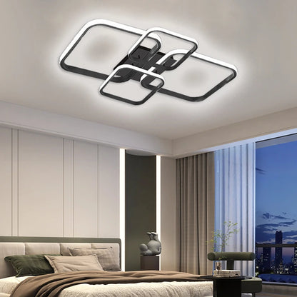 Modern Squared LED Chandelier