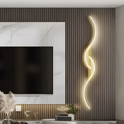 Modern Wave Wall Sconce