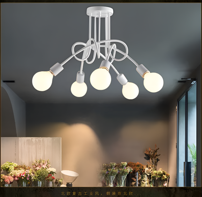 Modern Industrial Loft Chandelier