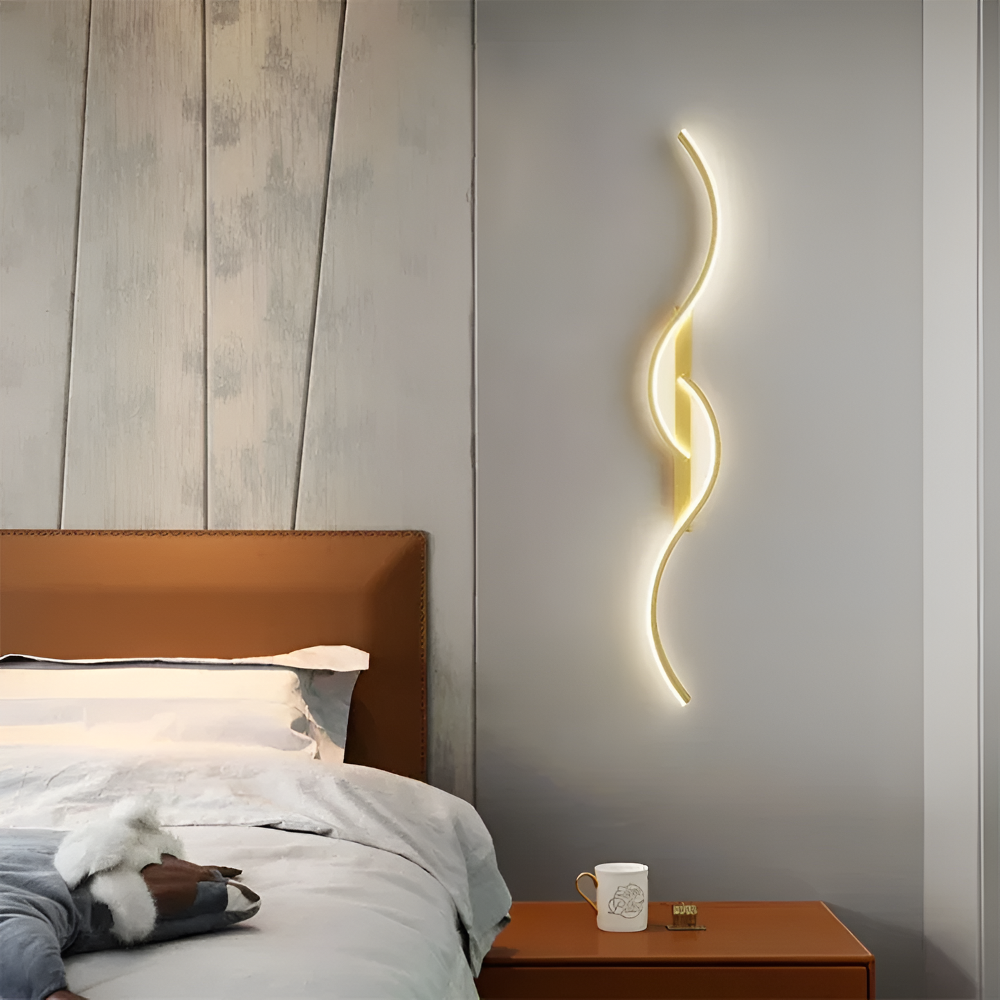 Modern Wave Wall Sconce