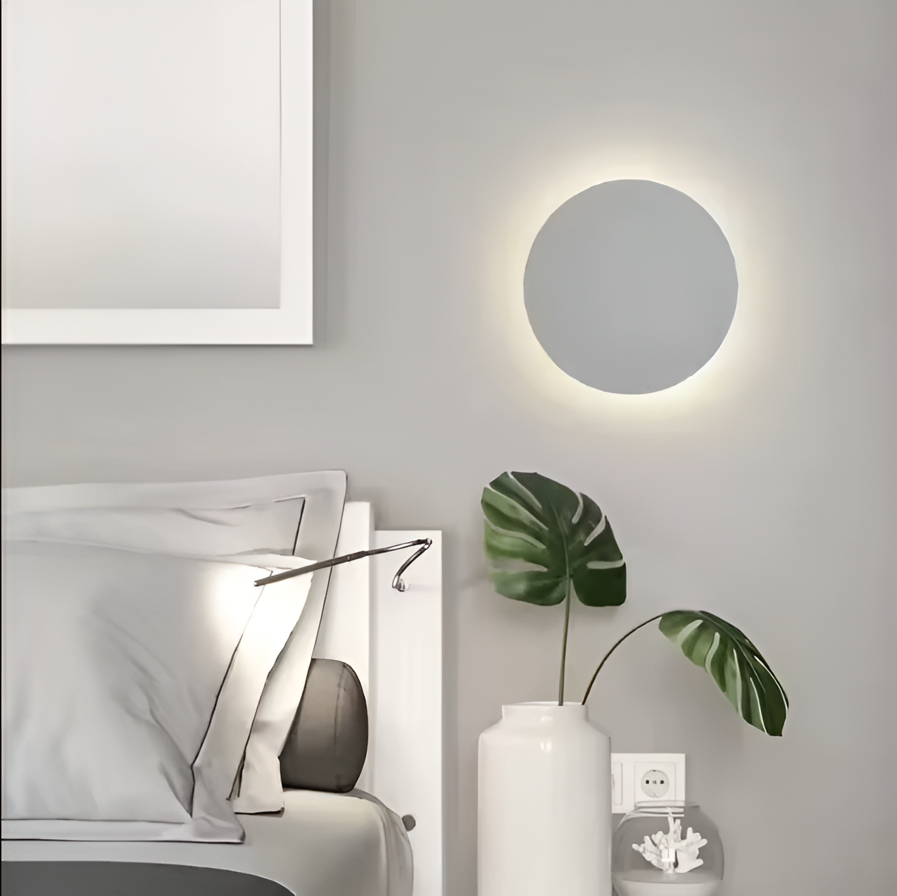 Modern Disc Light Reflect Lamp