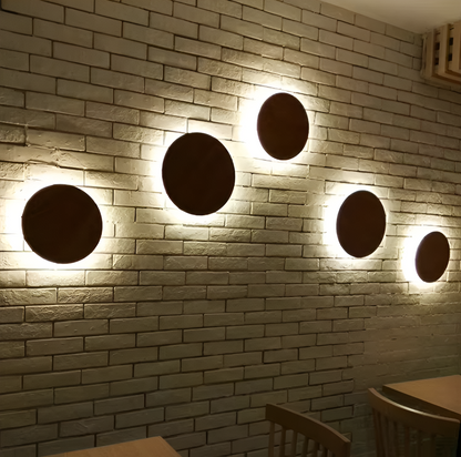 Modern Disc Light Reflect Lamp