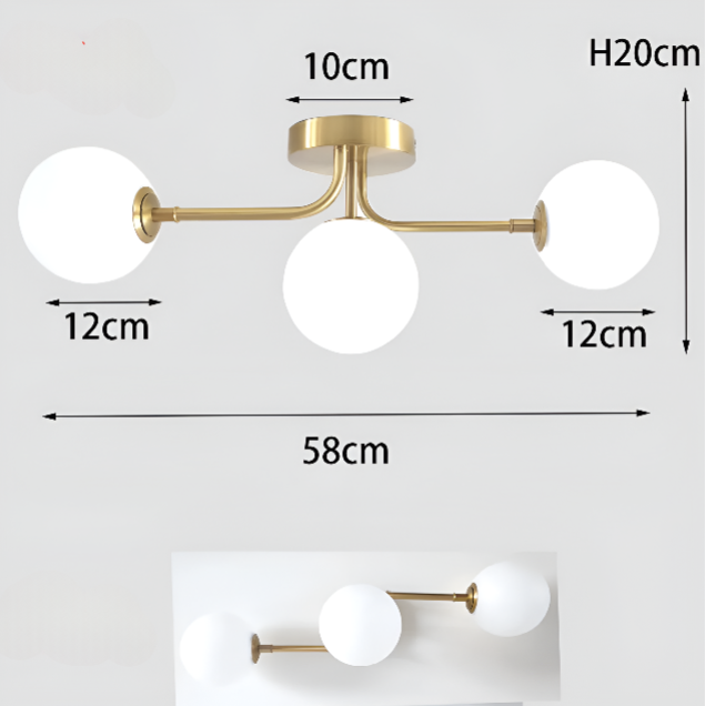 Eclipta Sphere Ceiling Light
