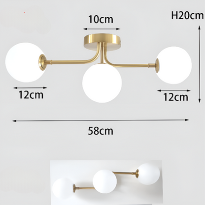 Eclipta Sphere Ceiling Light
