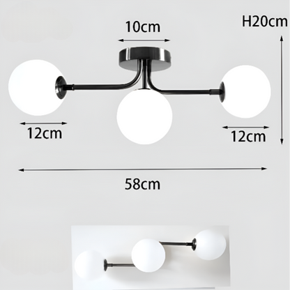 Eclipta Sphere Ceiling Light