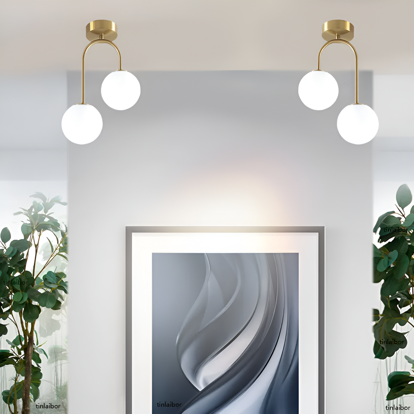 Eclipta Sphere Ceiling Light