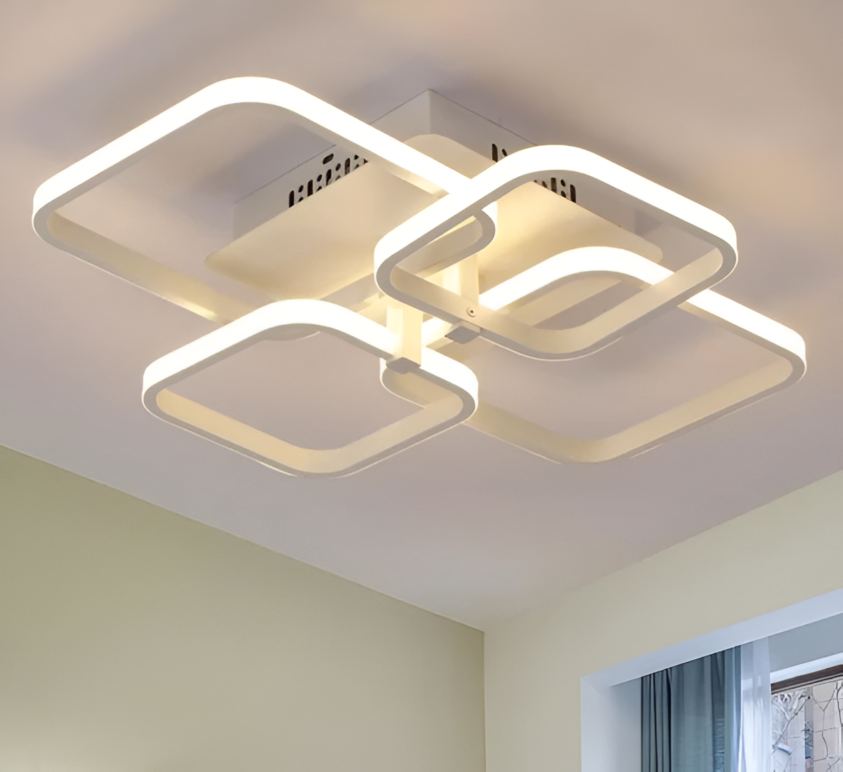 Modern Squared LED Chandelier