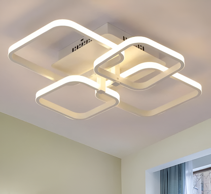 Modern Squared LED Chandelier