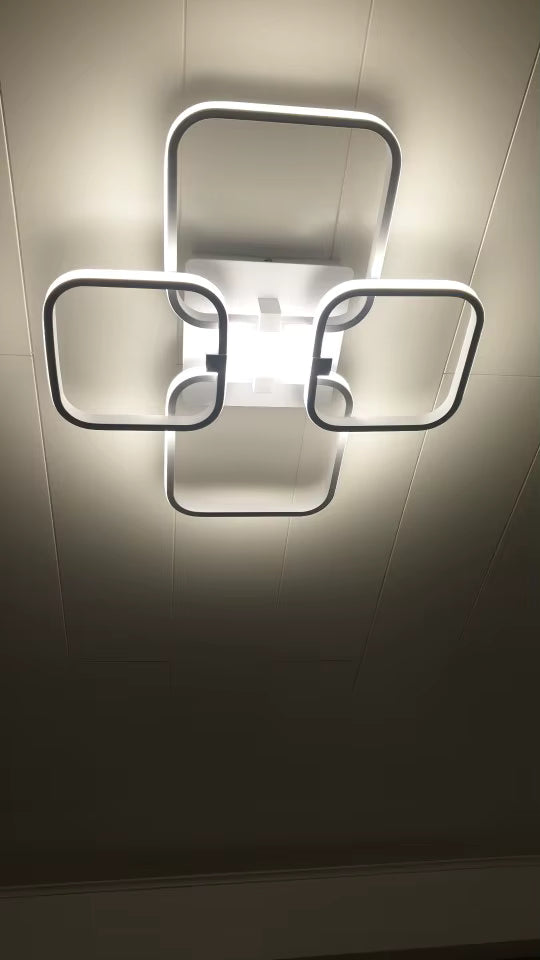 Modern Squared LED Chandelier