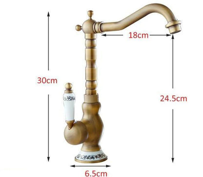 Vintage Rotatable Basin Faucet
