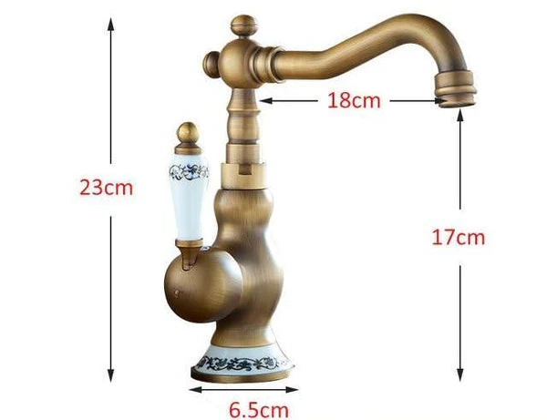 Vintage Rotatable Basin Faucet