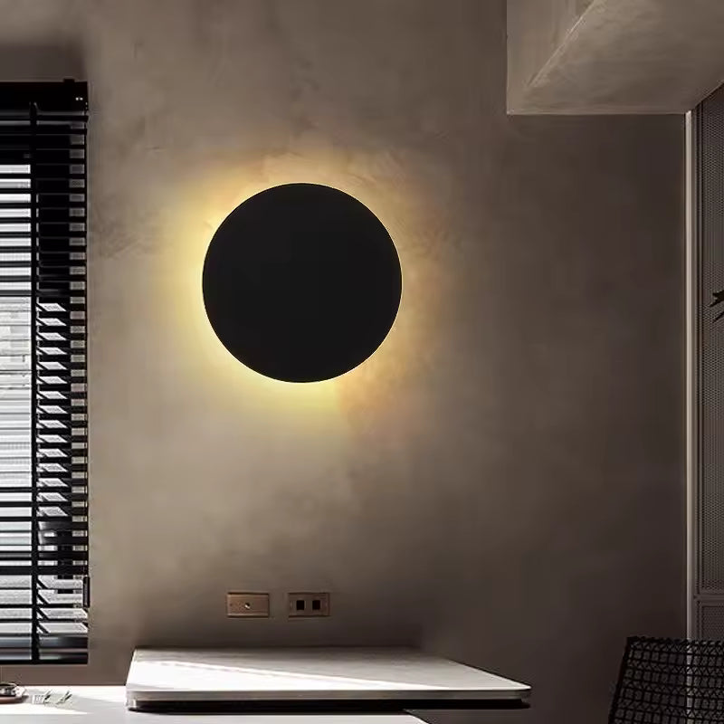 Modern Disc Light Reflect Lamp